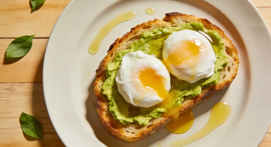 5 Breakfasts That Keep You Full for Hours (No More Mid-Morning Hunger) Eggs with avocado toast high protein breakfast that keeps you full longer and reduces hunger