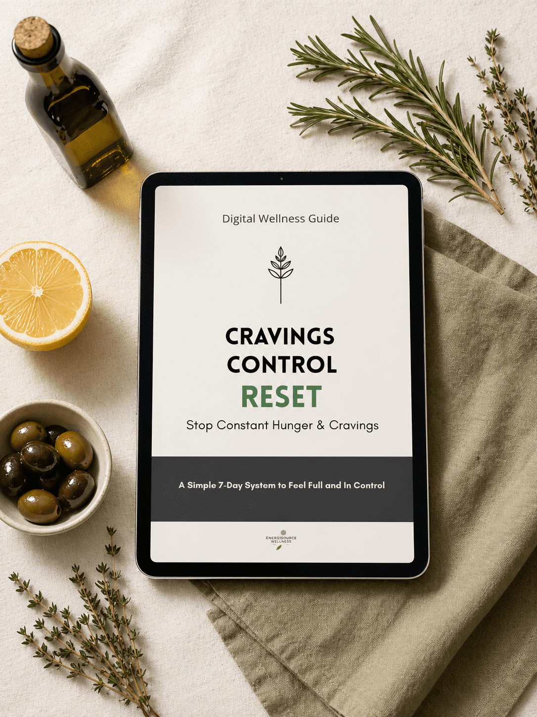 Cravings Control Reset 7-day Mediterranean meal plan