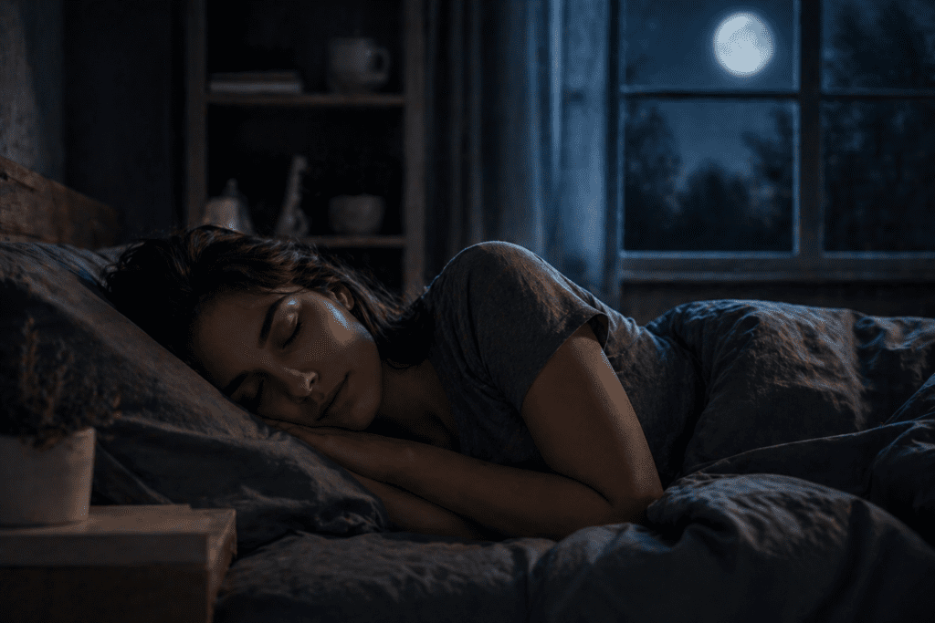 Alt text: "Better sleep from lowering cortisol naturally