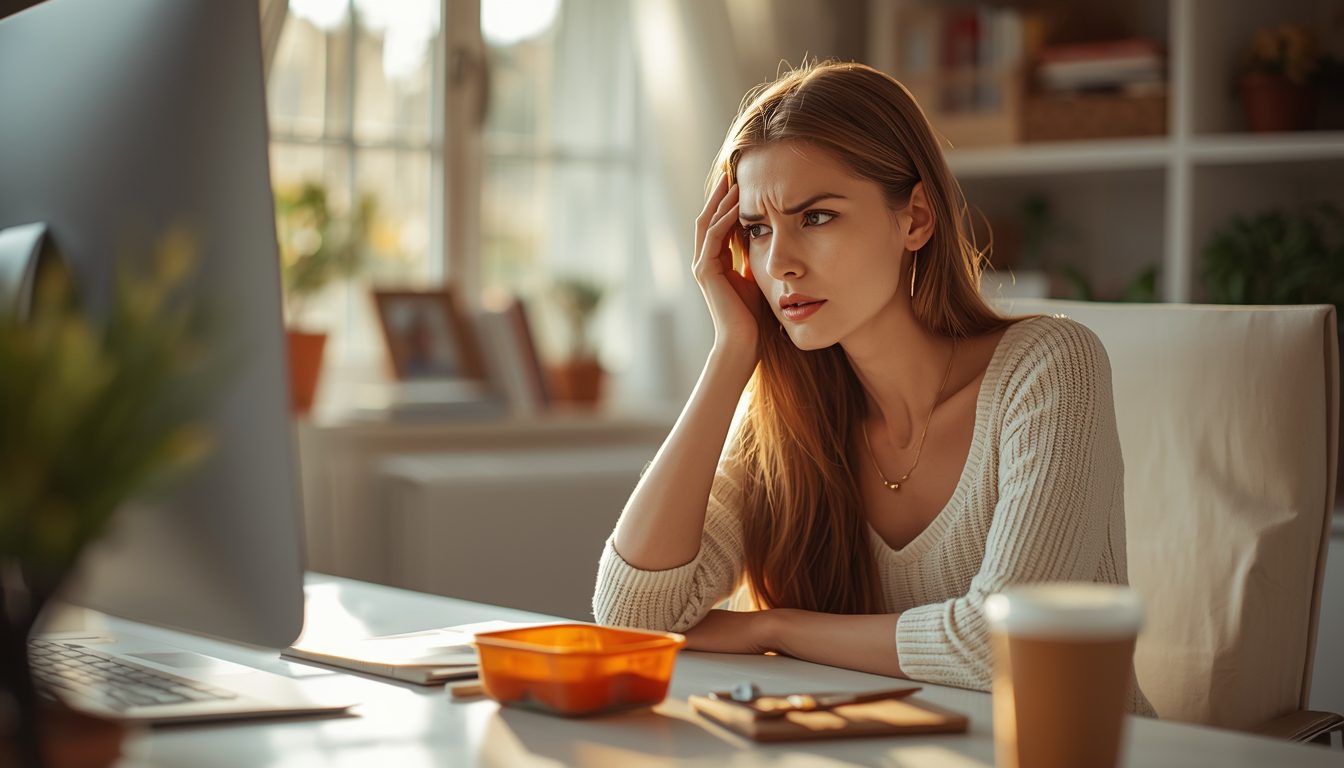 healthy work lunch ideas woman desk
