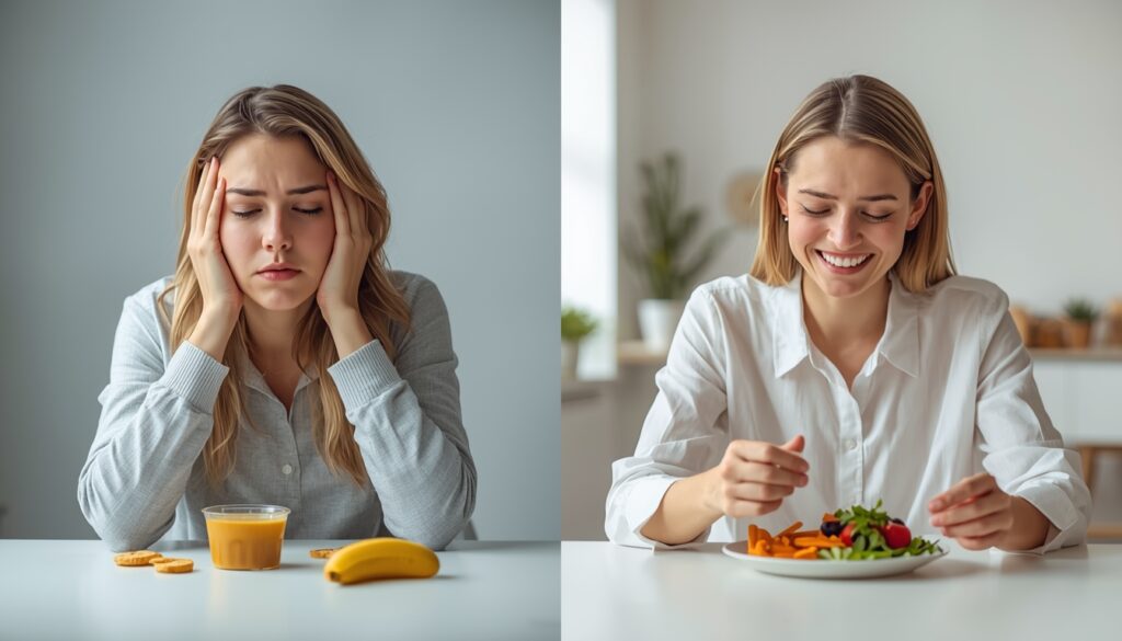 Healthy eating happiness