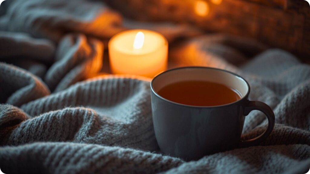 night routine herbal tea relaxing