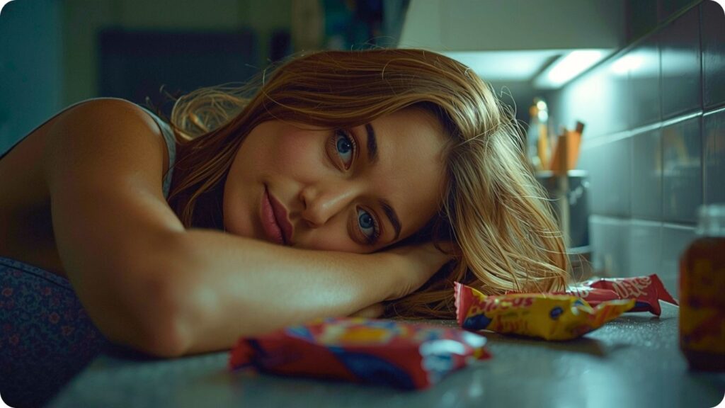 night snacking feeling restless kitchen