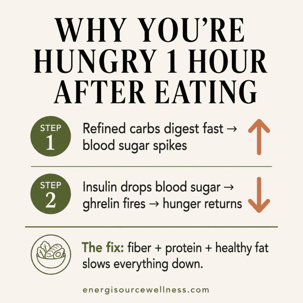 Hunger causes explained and fixed